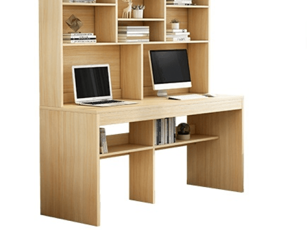 Bàn Học Sinh Thiết Kế Đôi Tích Hợp Kệ Sách BH-260