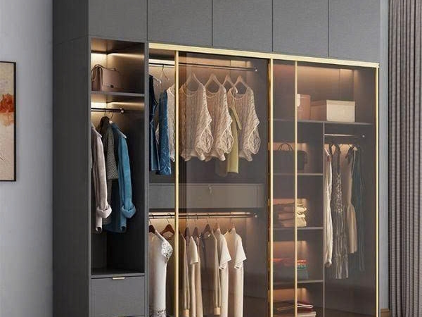 Tủ Quần Áo Cửa Kính Lùa Sang Trọng TQA-133