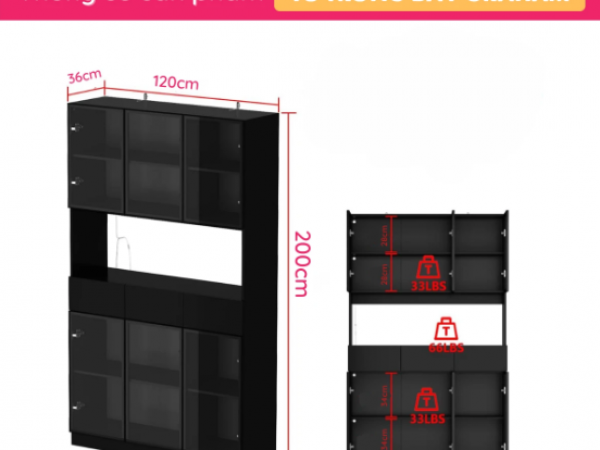 Tủ Rượu Phòng Khách Graham